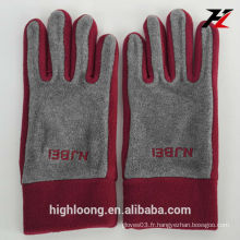 Yangzhou Highloong 2015 vente en gros de gants polaires, gants polaires durables